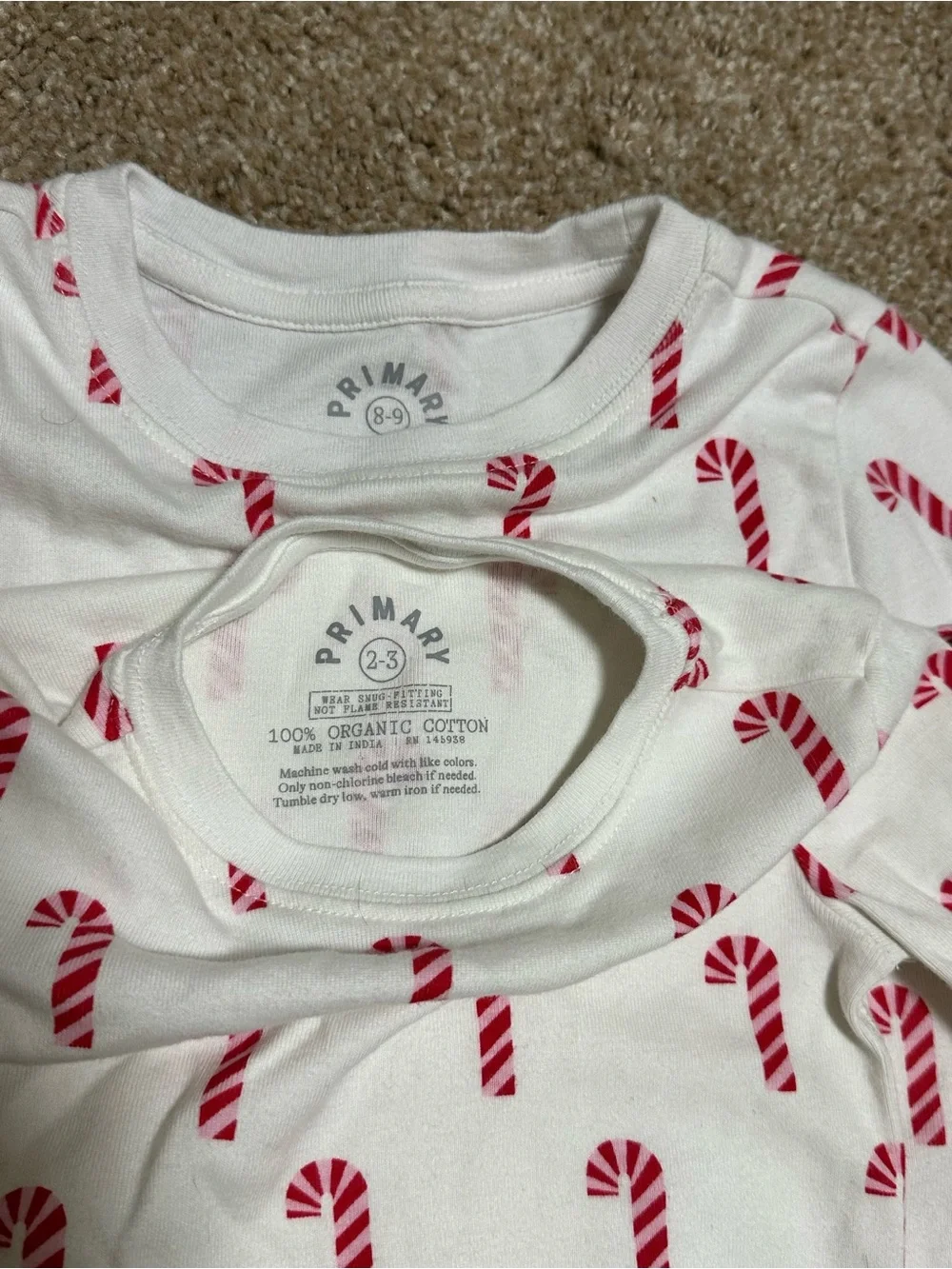 Primary candy cane